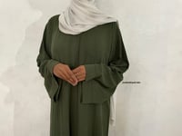Image 2 of Khaki green Sumayyah Abaya 