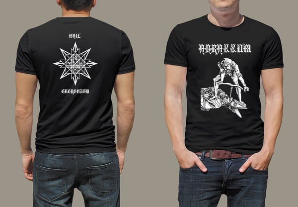 Image of Abraxxum: The Steel Jaws of Choronzom Tee shirt (Pre-orders only/Euro sizes)