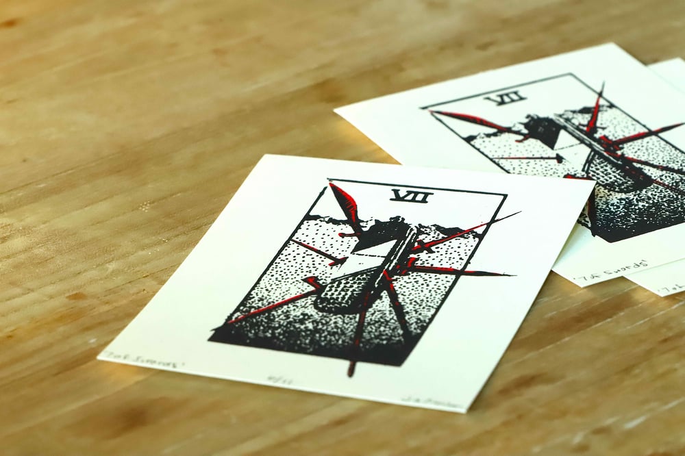 7 of Swords Print