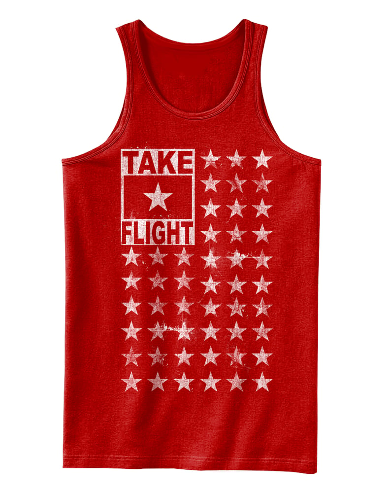 Image of 4th of July tank (red)