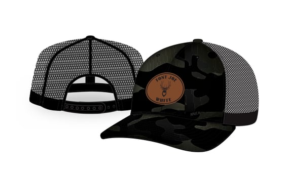 Image of Buck Deer - Black Camo Hat
