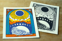 Image 1 of Dove Sun Moon Print