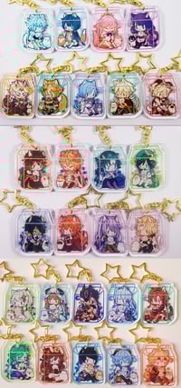 Genshin Impact 2" Double-sided acrylic keychain Part 1