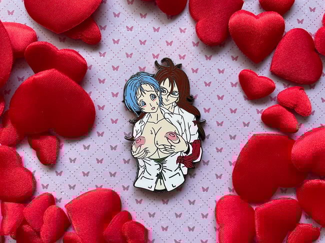 Sexy Scientist Girls Pin