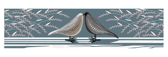 Image of "Winter Birds" Long Print