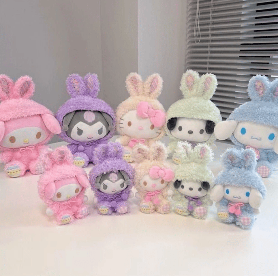 Image of Hello Kitty Sanrio Bunny Plushies