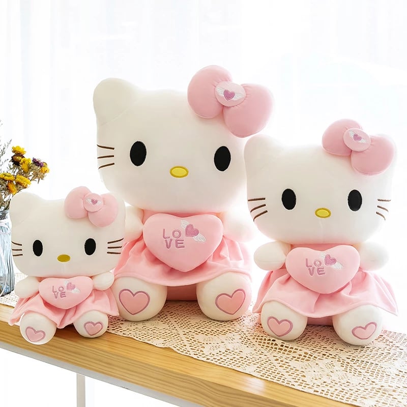 Image of Hello Kitty LOVE Plushie