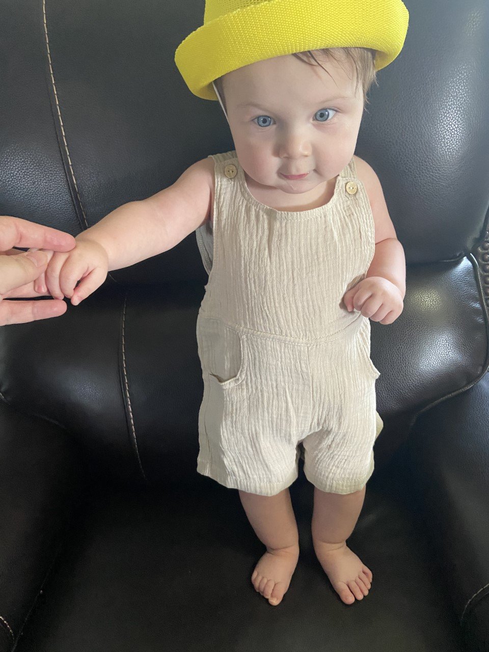 Image of Romper/Overall Cream