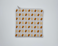 Image 1 of BTSxMcD Nuggets & Fries Zippy Pouch - 6" x 6" 