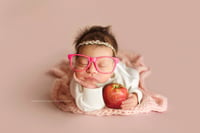 Image 3 of Newborn  polka dot bikini & glasses