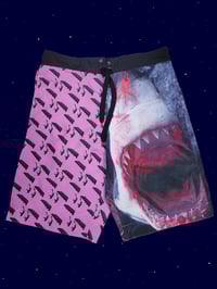 Image 1 of RARE! Cassette Playa x Topman SHARK swimshorts