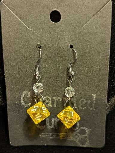 Mini Dice Earrings - Matching D10s
