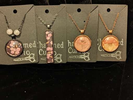 Floral Glass Necklaces