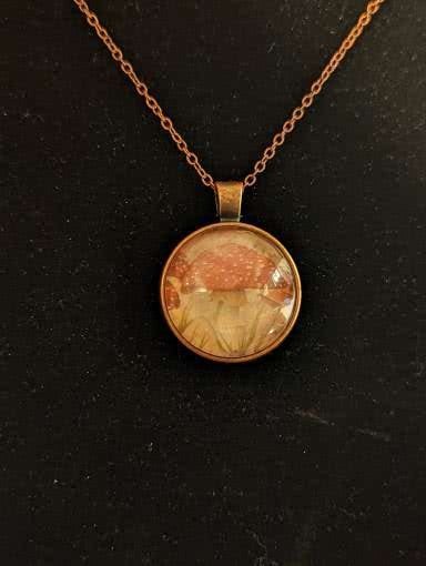 Floral Glass Necklaces Image 2