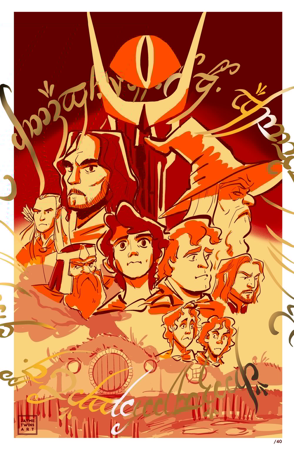 Lord of the Rings Limited Edition Poster 