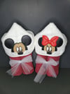 Mouse Love Hooded Towels Set