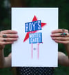 Roy's Motel Risograph Print