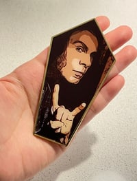 Image 3 of Ronnie James Dio Tribute Epoxy Pin