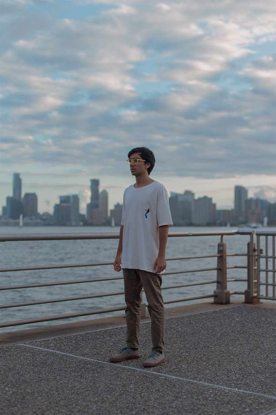 Image of Beige Round Midnight Tee