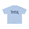 "PLEASE DO NOT BLAME" T-shirt (blue)