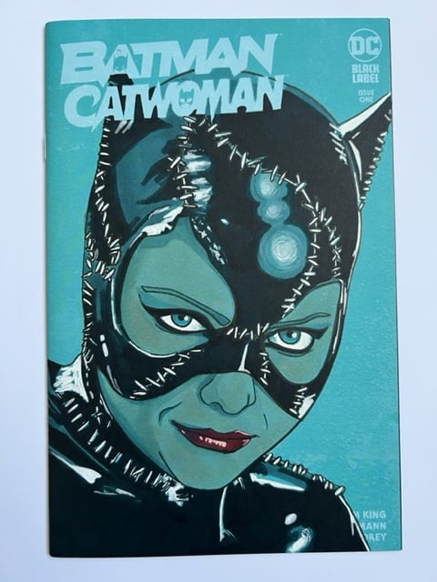 Batman Returns - Catwoman Sketch Cover Comic Book Original Art 1/1
