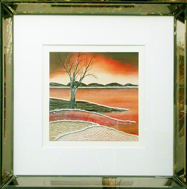 Image of Tree on the Lake at Sunset - Previous Collection