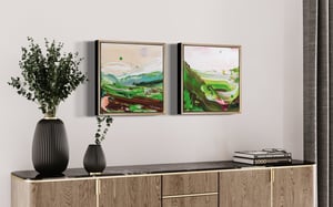 Image of Country no. 38 - diptych, FRAMED