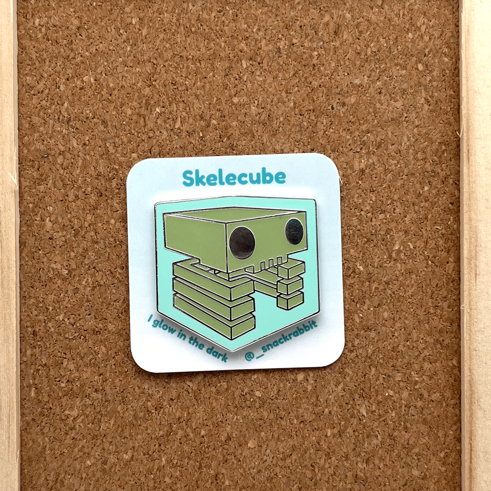 Skelecube pin