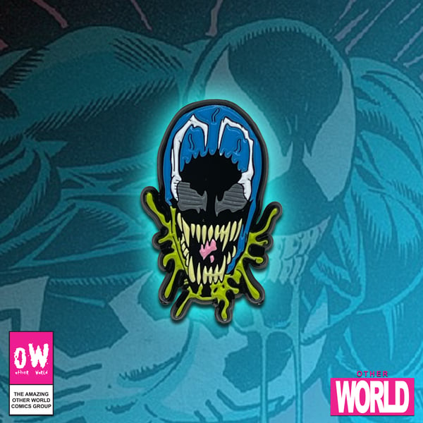 Image of Blue Symbiote pin