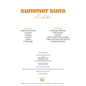 Image of SUMMER SUNS - Eulalie (LP)