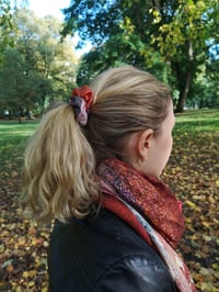 Image 3 of Morning Journey (continuity of change) scrunchie 3