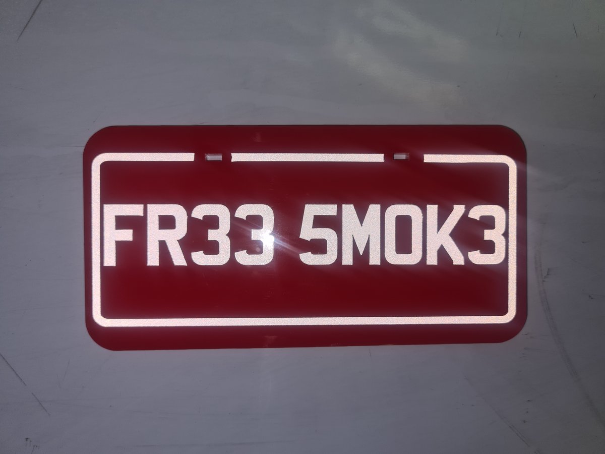 Image of FREE SMOKE Plate