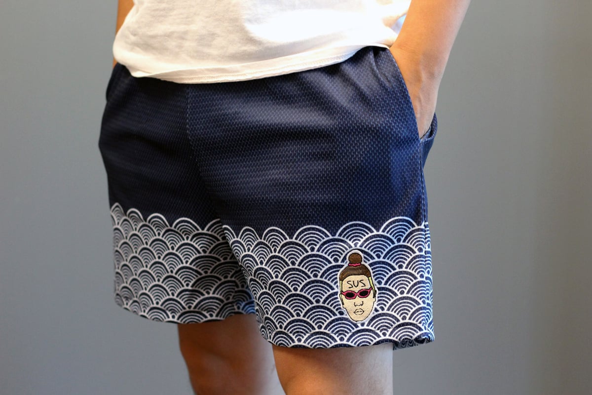 Image of Hüntz Chop Seigaiha Basketball Shorts