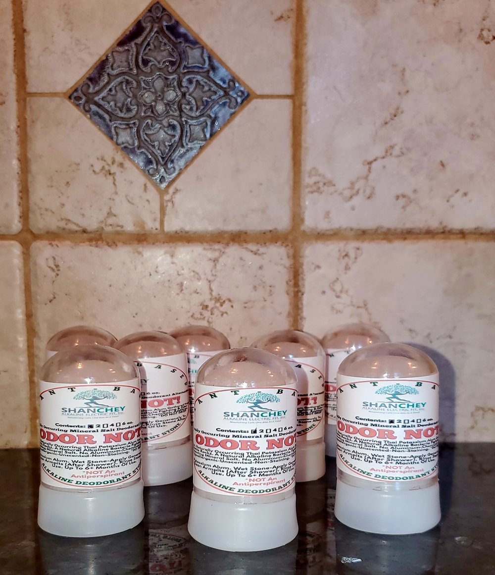 ODOR NOT! Mineral Salt DEodorant Alternative (2 oz.) & Body/Feet Spray (6 oz.)