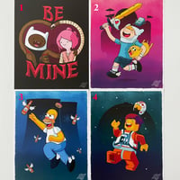 66% off Prints! Only $5.00 Each!! Be Mine, Adventure Time, Homer, Lego!