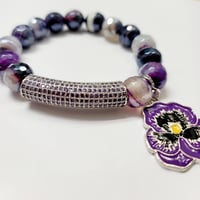 Image 2 of Violet Charm Bracelet