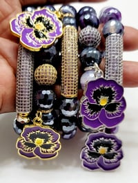 Image 3 of Violet Charm Bracelet