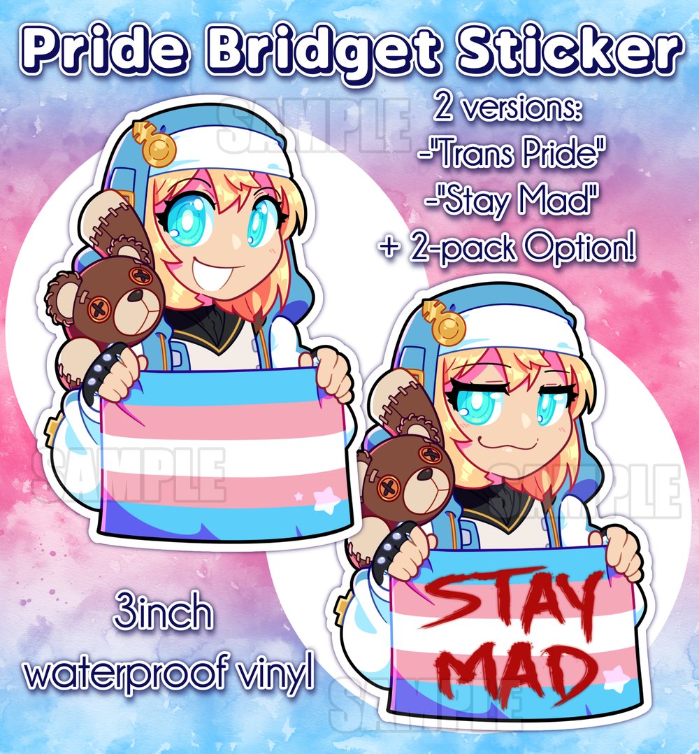 Pride Bridget Stickers