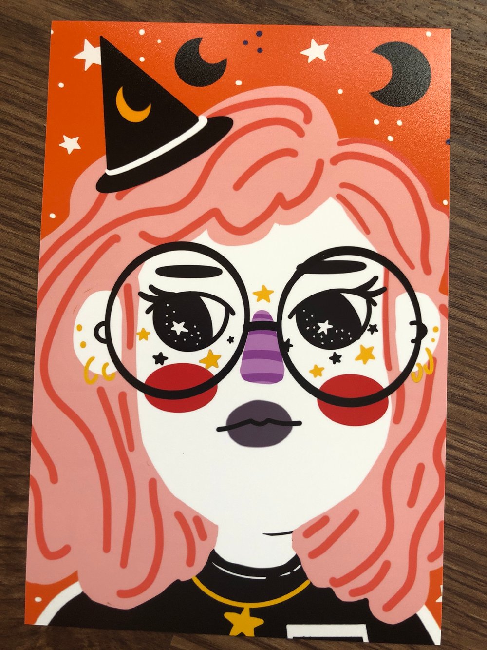 Image of Witch Print by Cute and Clay