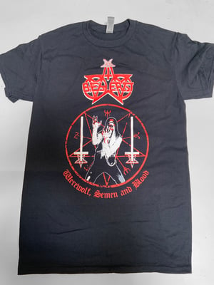 Image of BHRT " Werewolf, Semen and Blood" short and long sleeve t-shirt