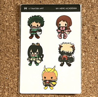 MHA Sticker Sheet