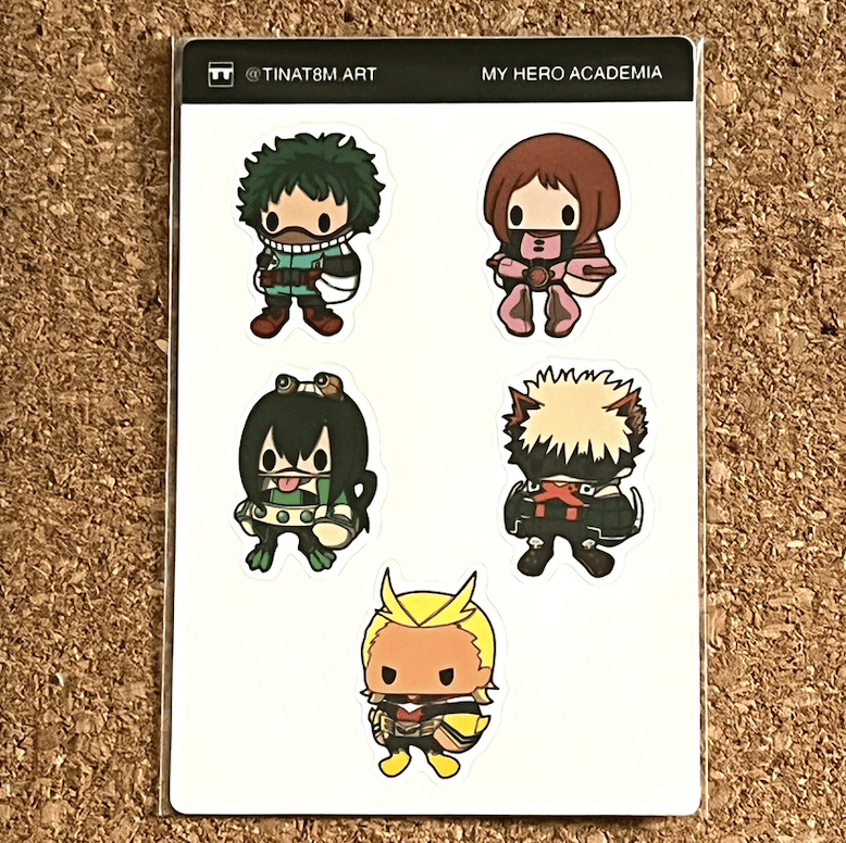 Image of MHA Sticker Sheet