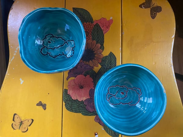 Image of HOTDOG! A set of bowls