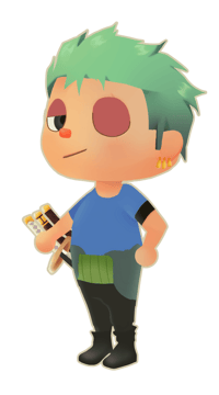Image 2 of Zoro ACNH Sticker