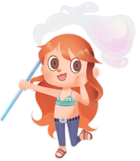 Image 1 of Nami ACNH stickers