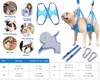 PRE-ORDER Pet Grooming Hammock with Waterproof Fabric, Carabiner Hooks & Adjustable Straps