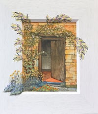Rustic Door 7950 - Open Edition Print - Doors Collection