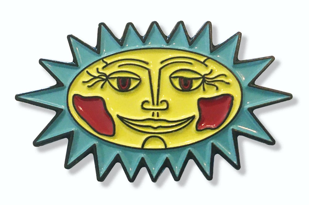 55th & Bryant Hippie Sun Pin