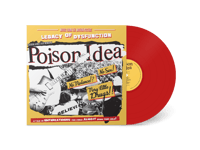 POISON IDEA - "Legacy Of Dysfunction" OST LP + POSTER (LTD RED VINYL)