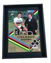 Advertising poster of Giuseppe Saronni by Colnago - Two great cycling Icons…